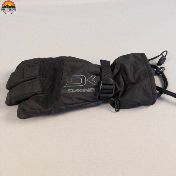 Dakine Winter Wrist Gloves Black Adjustable Strap Waterproof Snowboard Men's M - Picture 5 of 10